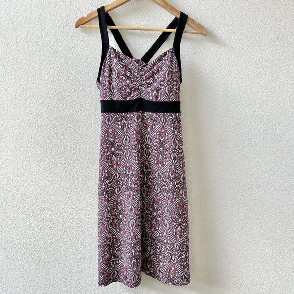 Prana Dresses & Skirts - Prana Amaya Pink Geometric Print Dress Size Medium